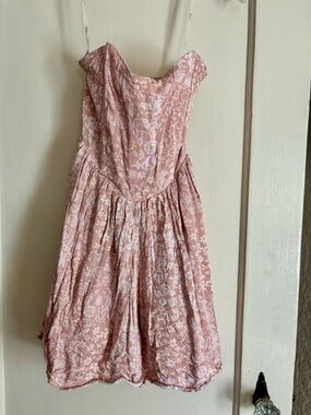 Forever 21 Blush Pink Smocked Top